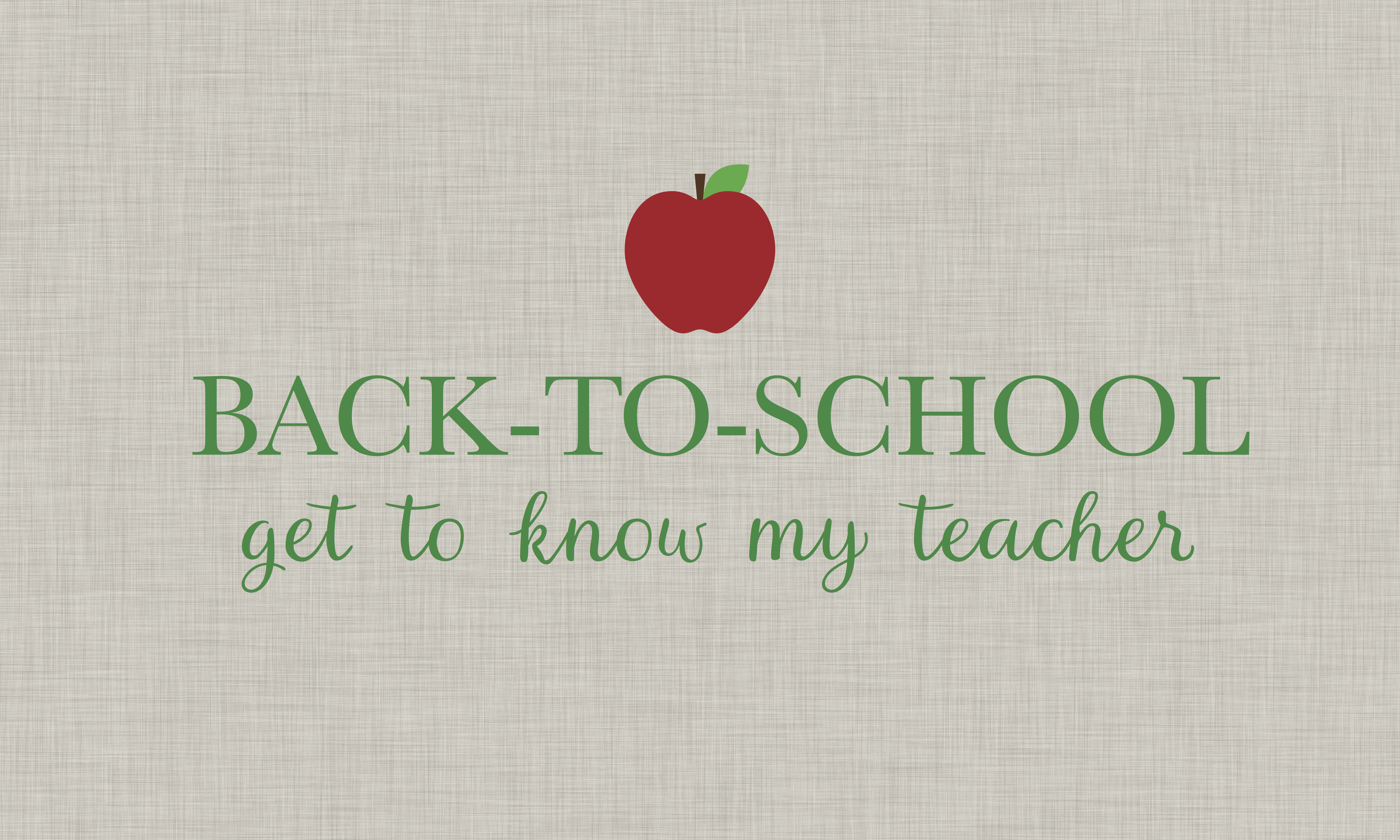 Get to know your teacher blog post feature